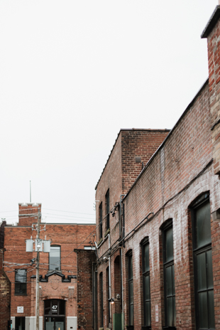 Rain on wedding day at this Only One Gallery wedding
