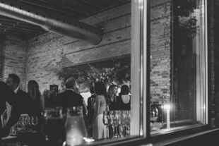 Rain on wedding day at this Only One Gallery wedding